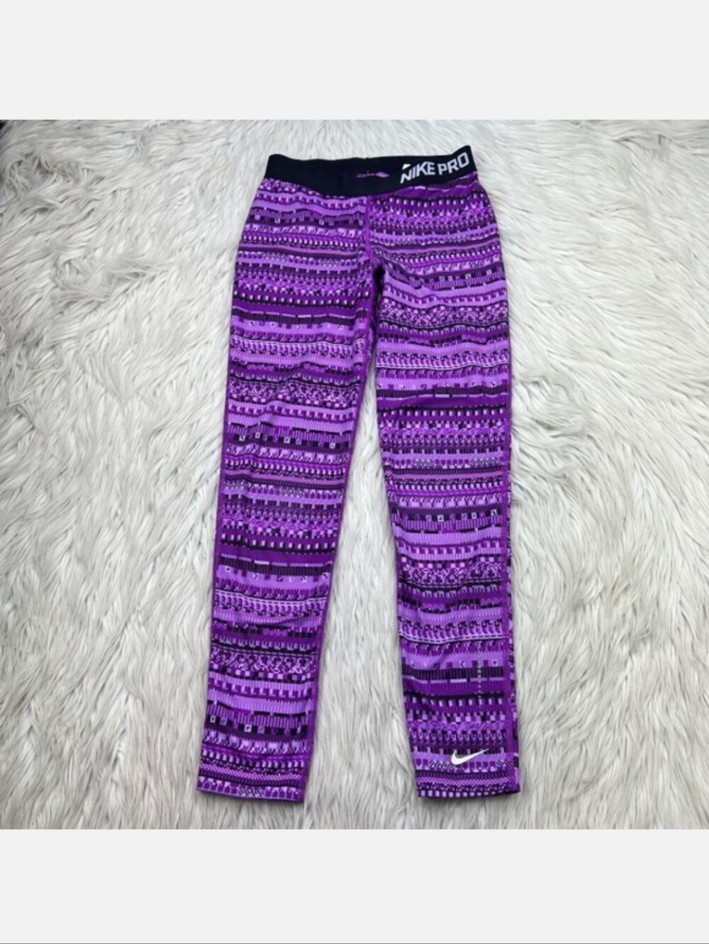 Nike Pro Girls Printed Warm Training Tights